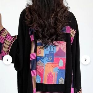 Colorful Patterned Kimono